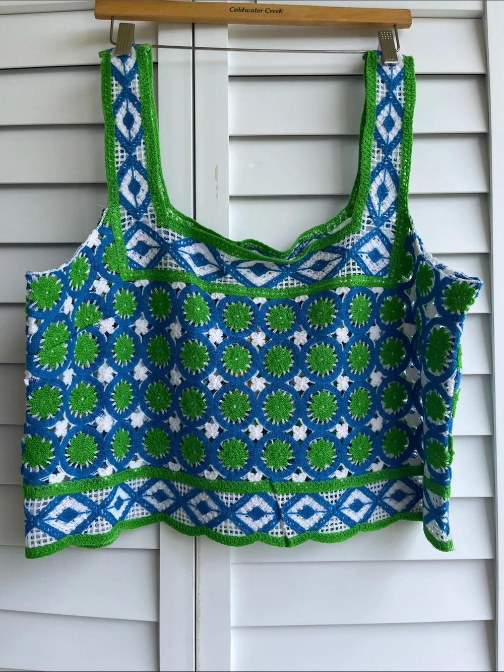 Chelsea & Violet Crochet Lace Tank Top NWT Size: XL